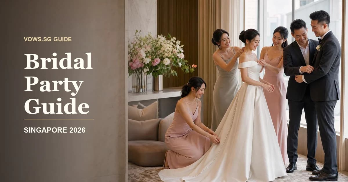 Bridal Party Guide guide hero image for Singapore weddings