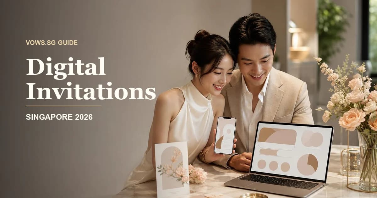Digital Invitations guide hero image for Singapore weddings