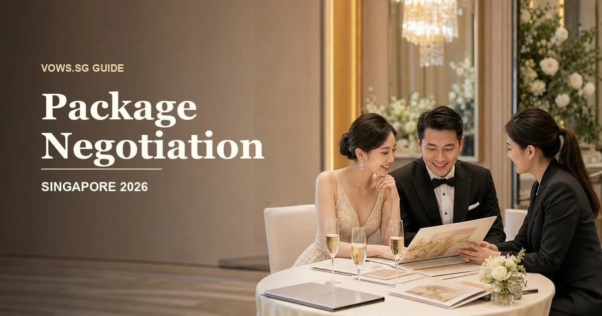 Package Negotiation guide hero image for Singapore weddings