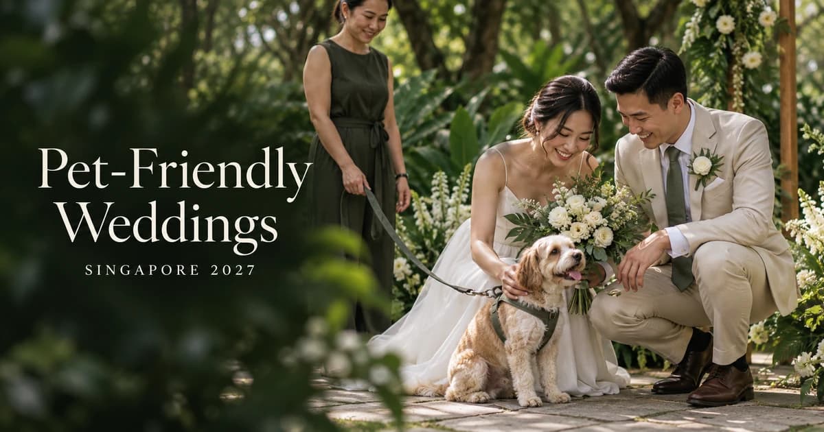Pet-Friendly Weddings guide hero image for Singapore weddings