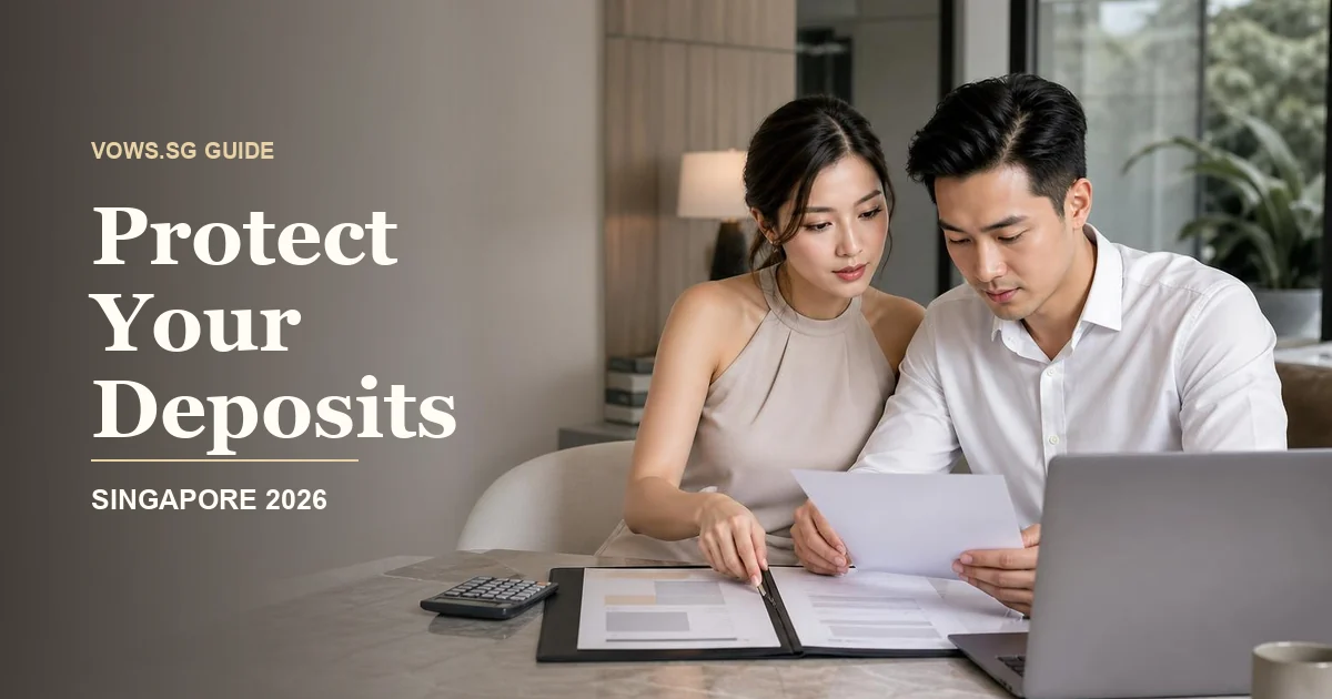 Protect Your Deposits guide hero image for Singapore weddings