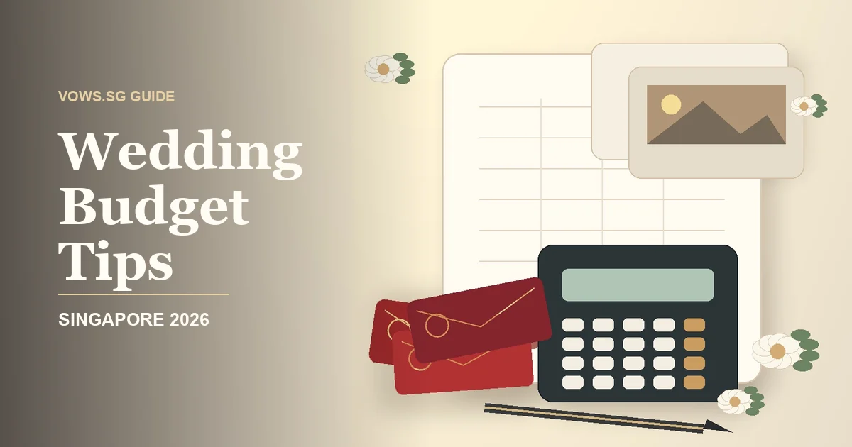 Wedding Budget Tips guide hero image for Singapore weddings
