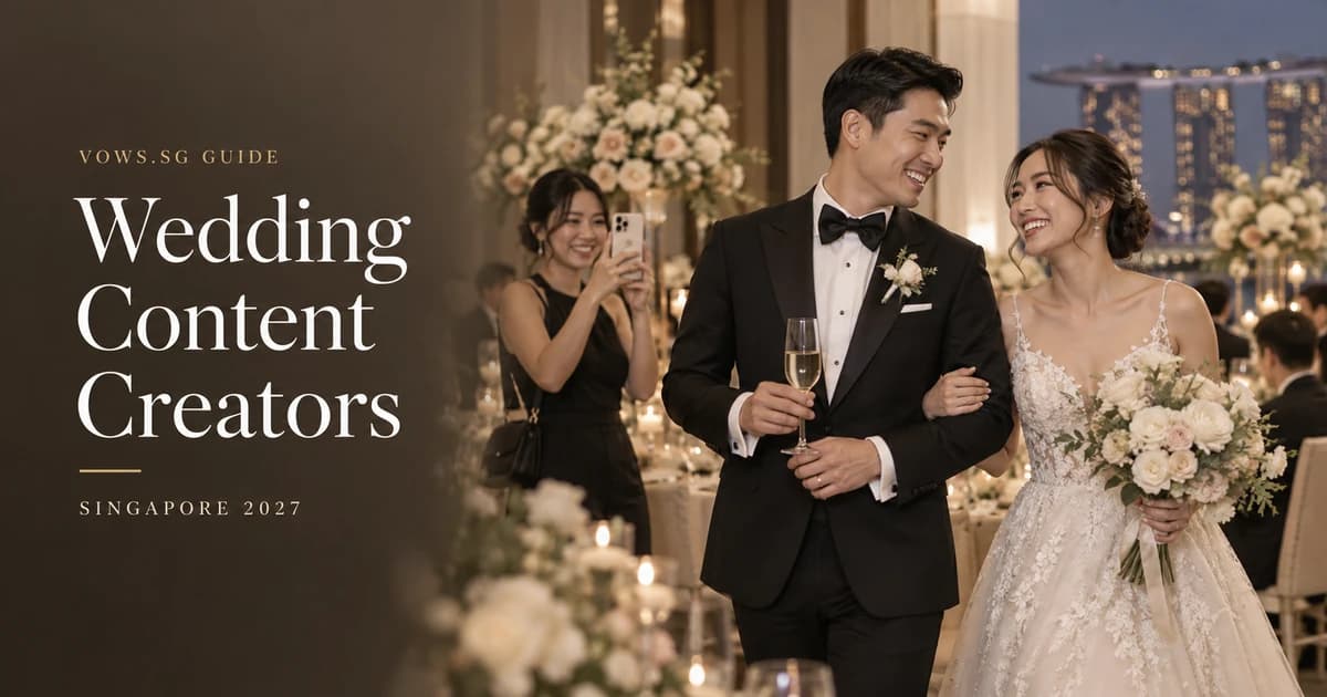 Wedding Content Creator guide hero image for Singapore weddings