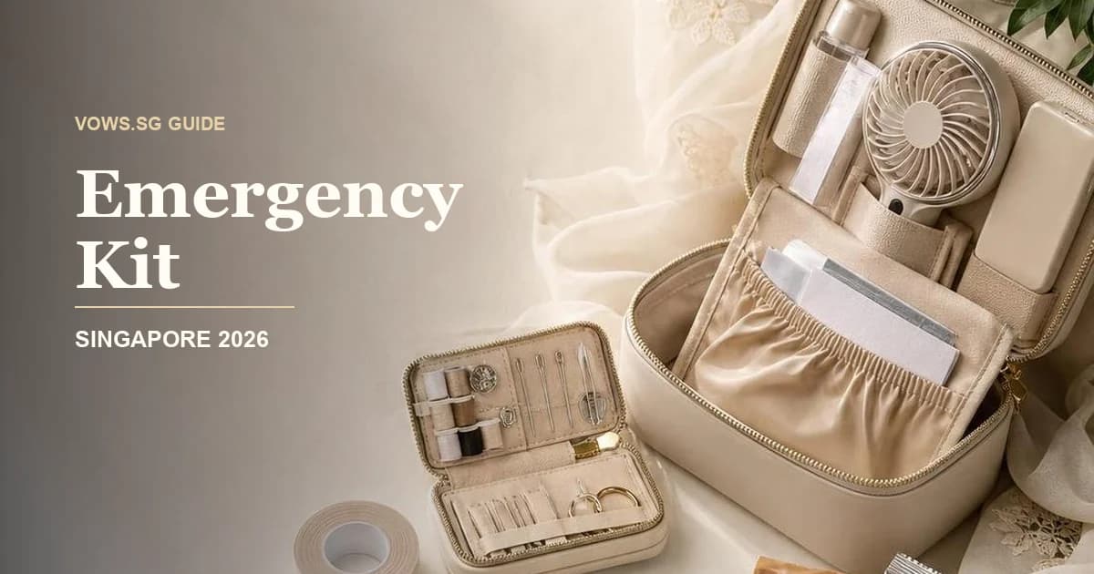 Emergency Kit guide hero image for Singapore weddings