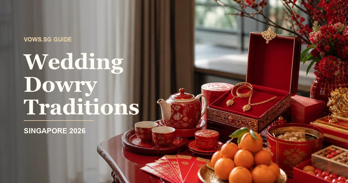 Wedding Dowry Traditions guide hero image for Singapore weddings