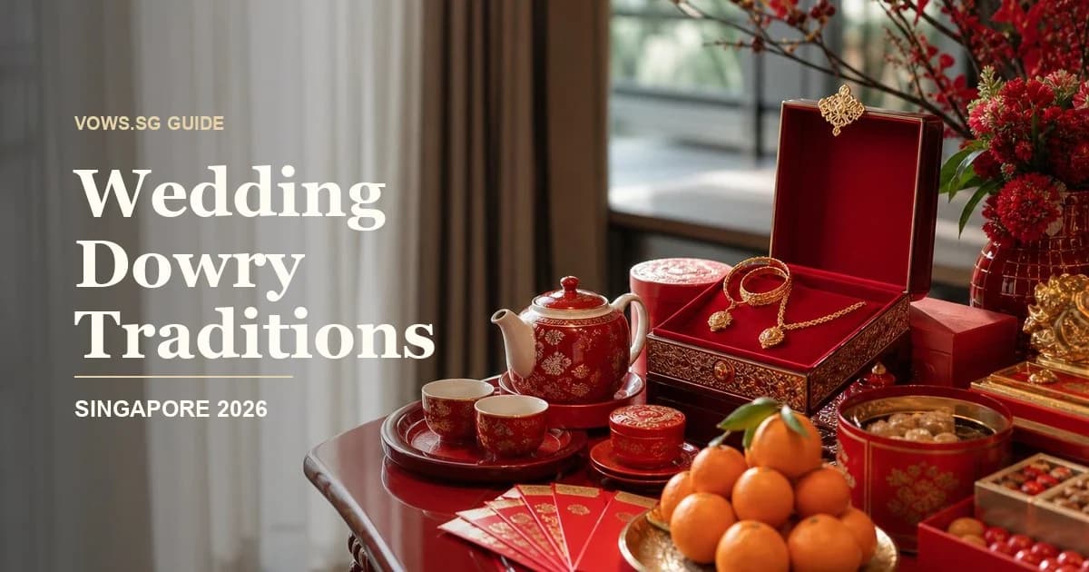 Wedding Dowry Traditions guide hero image for Singapore weddings