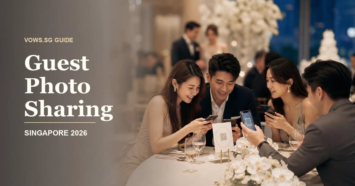 Guest Photo Sharing guide hero image for Singapore weddings