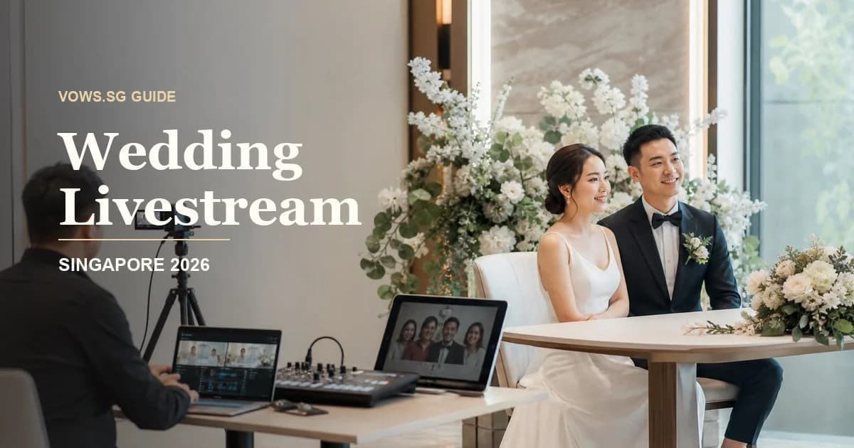 Wedding Livestream guide hero image for Singapore weddings