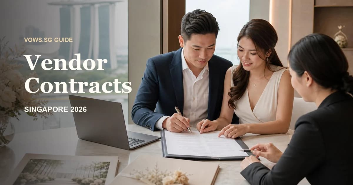 Vendor Contracts guide hero image for Singapore weddings